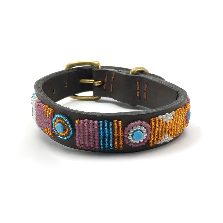 Beaded Dog Collar - Calli