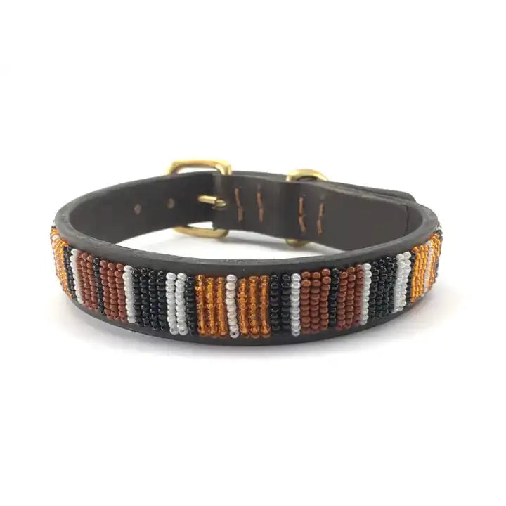 Beaded Dog Collar - Oscar