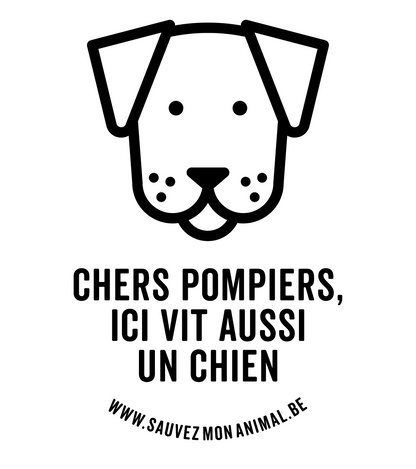 Save My Pet Sticker - 1 Dog