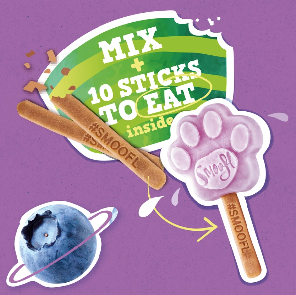Ice cream mix for dogs - Blueberry - Pet-à-Porter