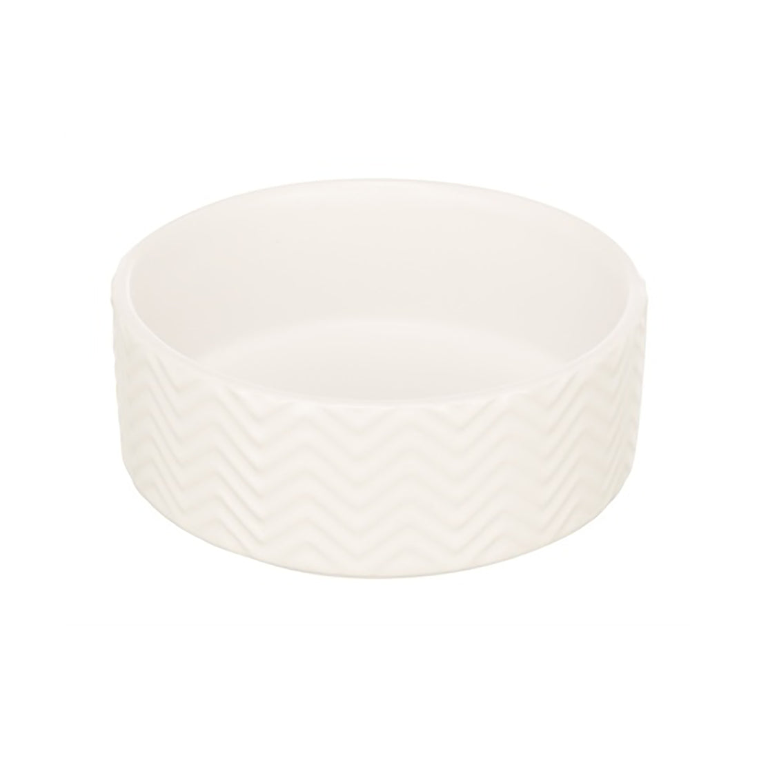 Wave Ceramic Bowl - White