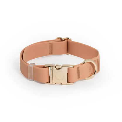 Wasserdichtes Hundehalsband - Chai Brown