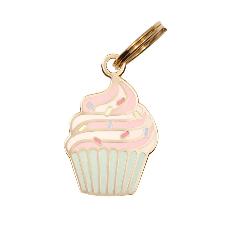 Cupcake Dog Tag