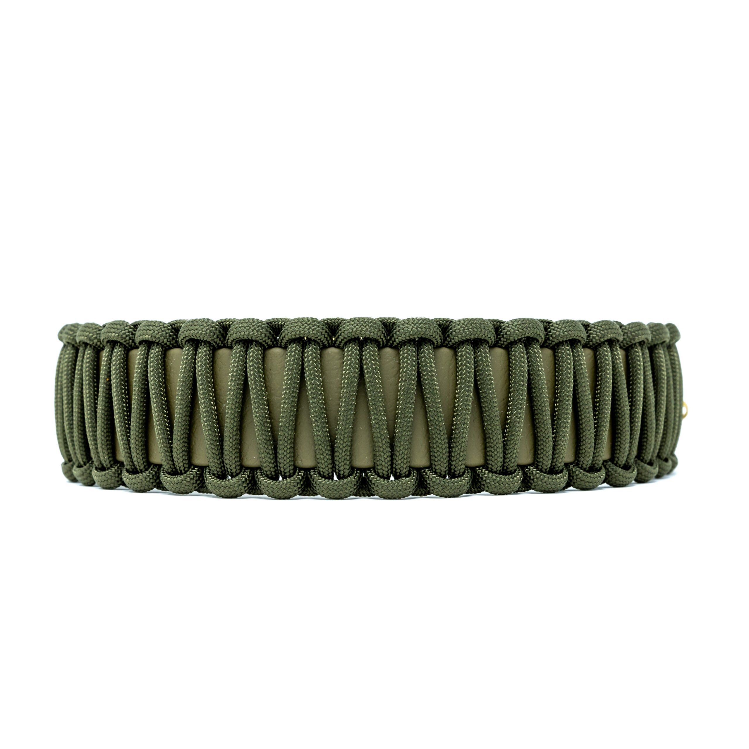 Olive Biothane Paracord Halsband