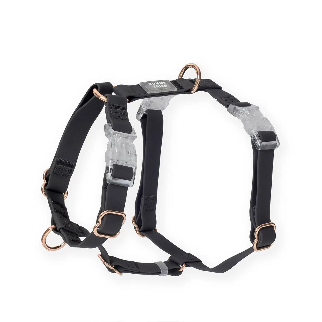 Wasserdichtes Hundegeschirr - Ember Black