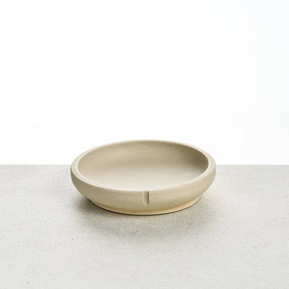 Whisker Friendly Cat Bowl - Owl Greige