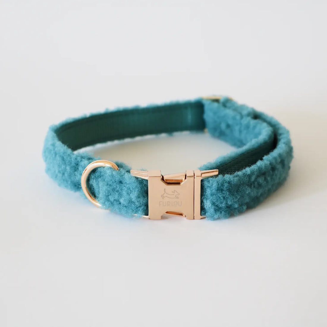 Sherpa Hundehalsband - Teal