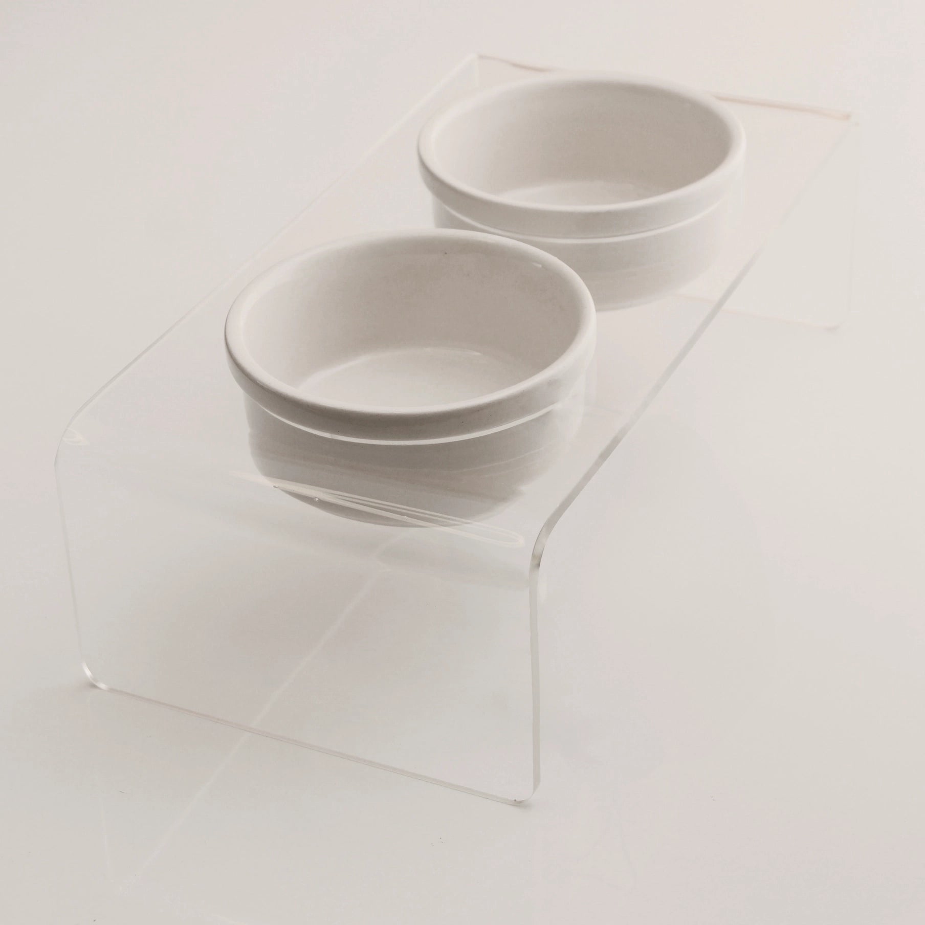 Doppelte Plexiglas-Keramik-Fütterungsstation