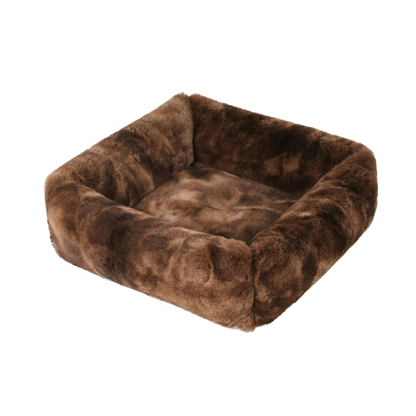 Cube Bed - Streaky Brown