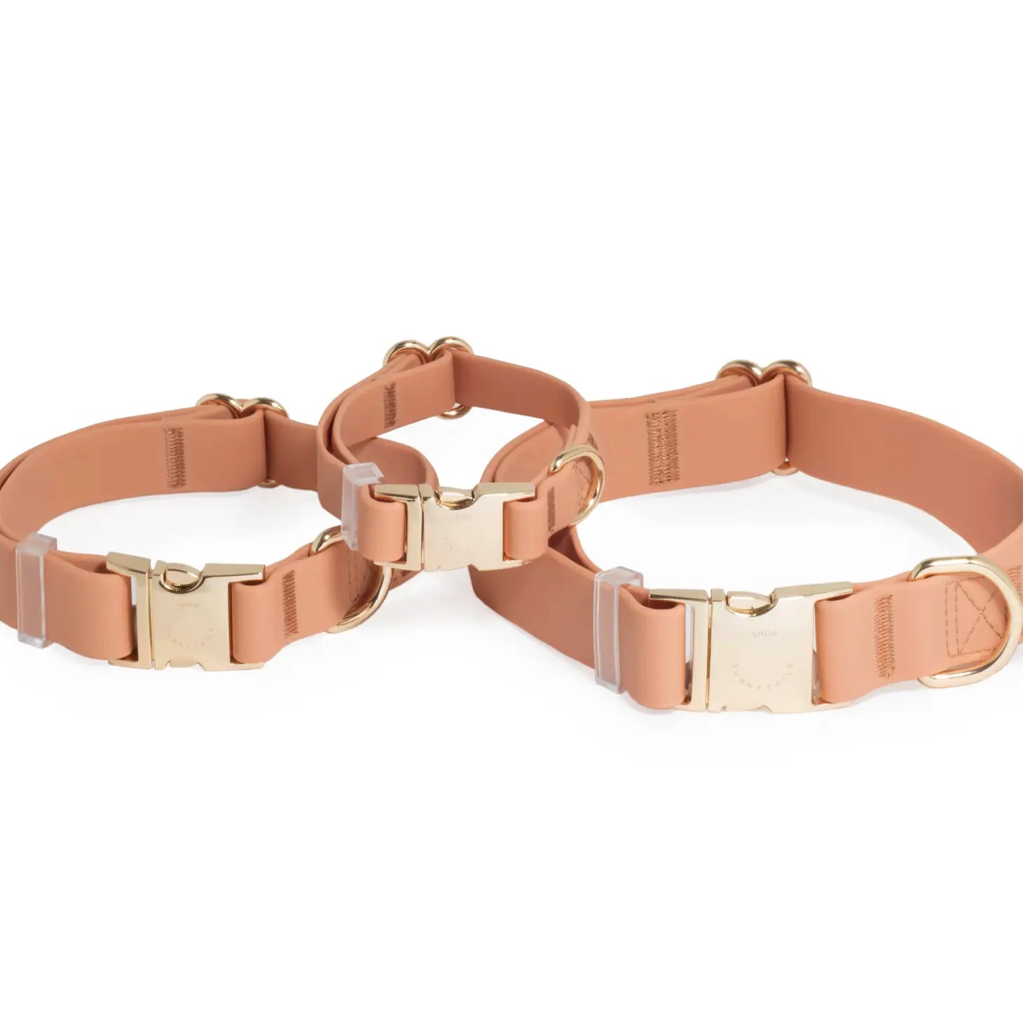 Wasserdichtes Hundehalsband - Chai Brown