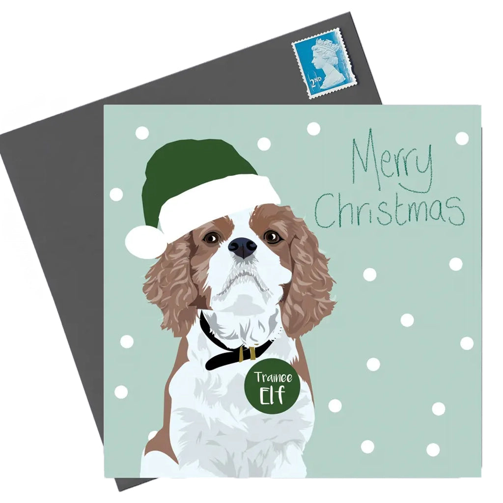 Cavalier King Charles Spaniel Christmas Card