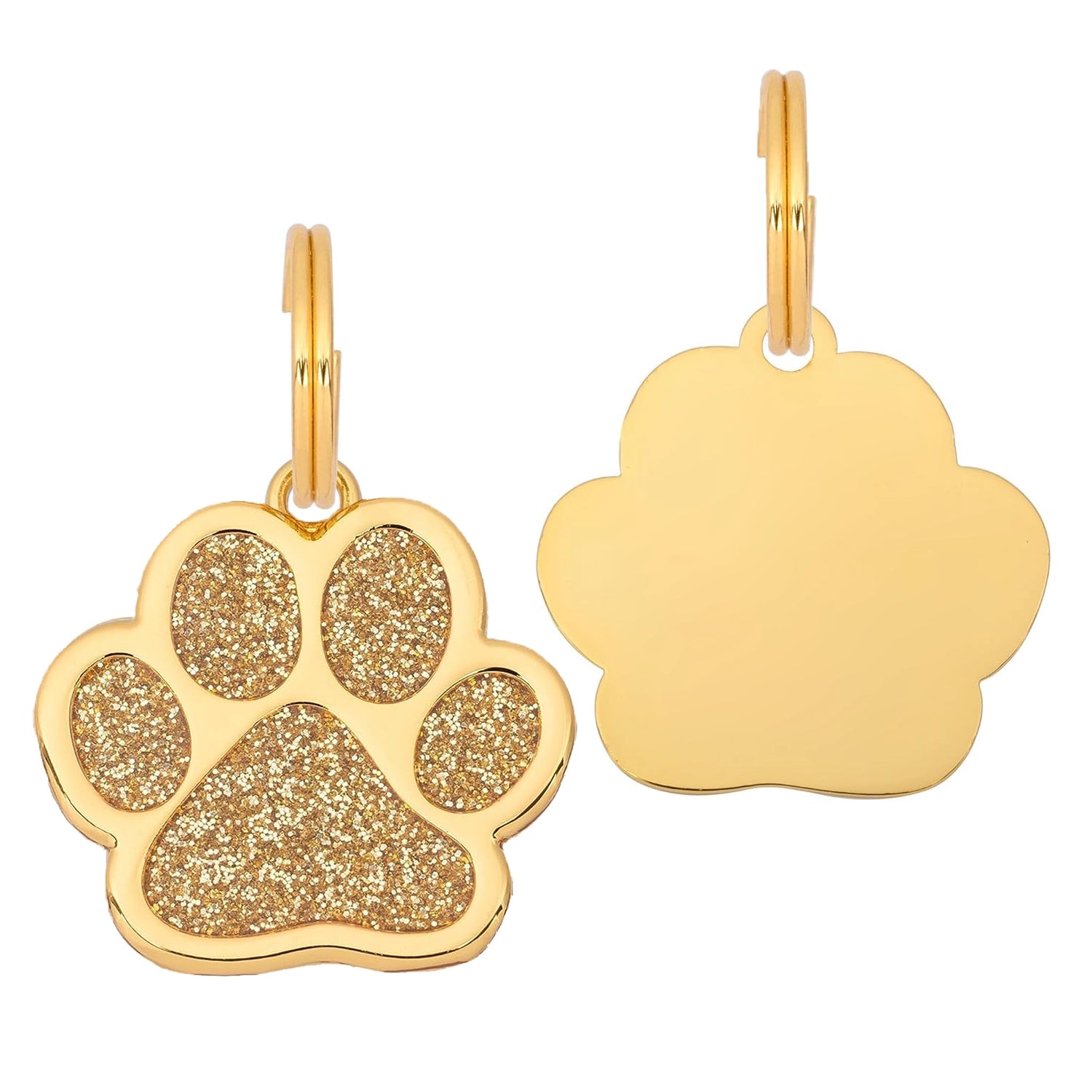 Glitzerpfote Hundemarke - Gold