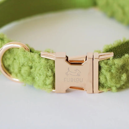 Sherpa Hundehalsband - Lime Green