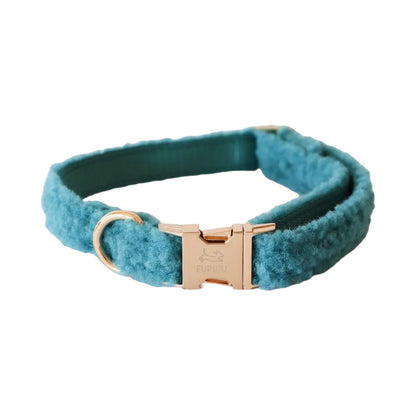 Sherpa Hundehalsband - Teal