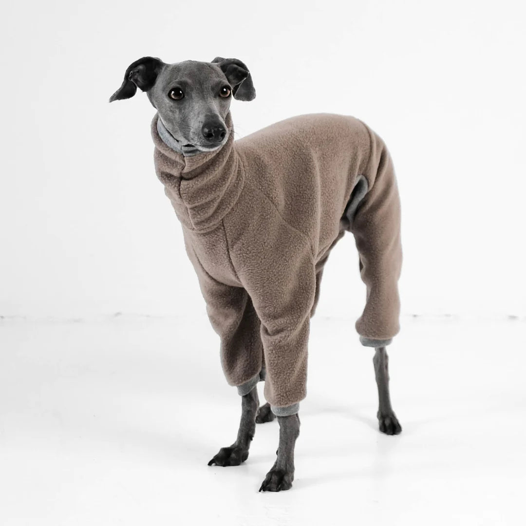 GREYHOUND Polar Fleece Overall - Walnuss