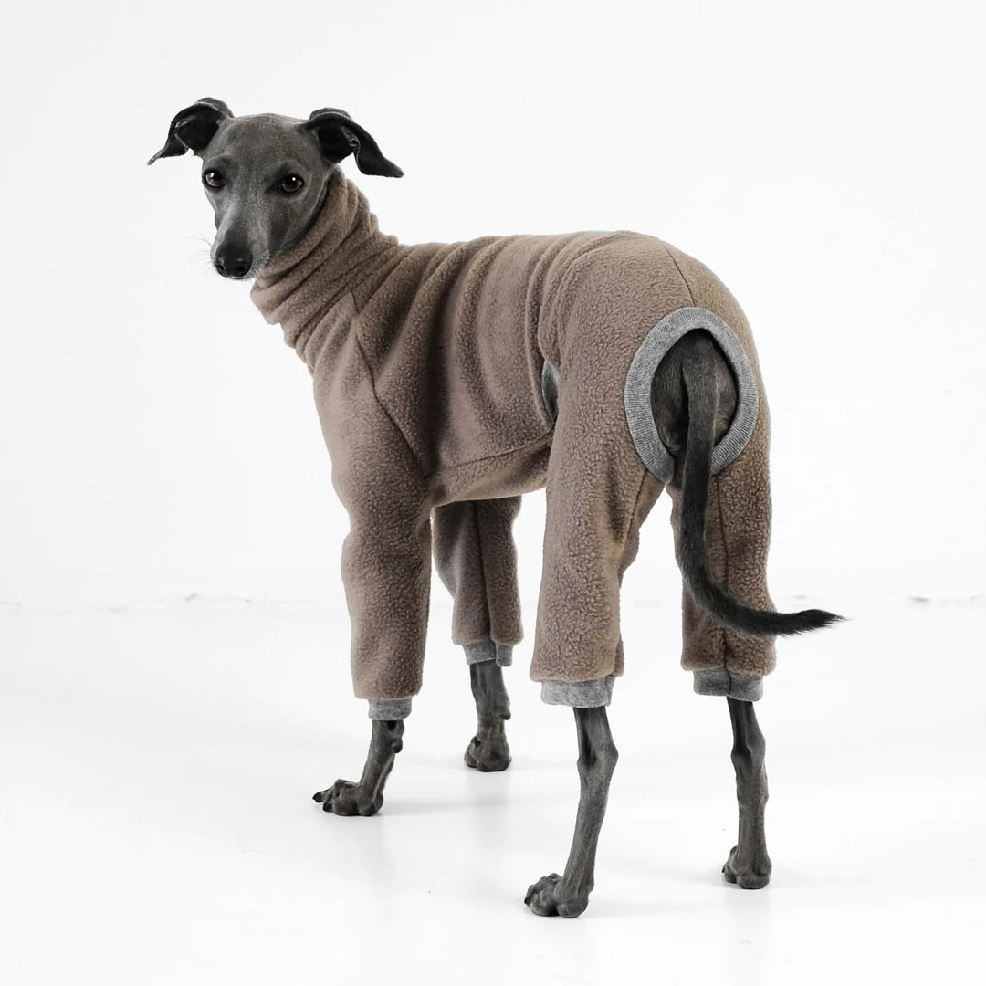 GREYHOUND Polar Fleece Overall - Walnuss