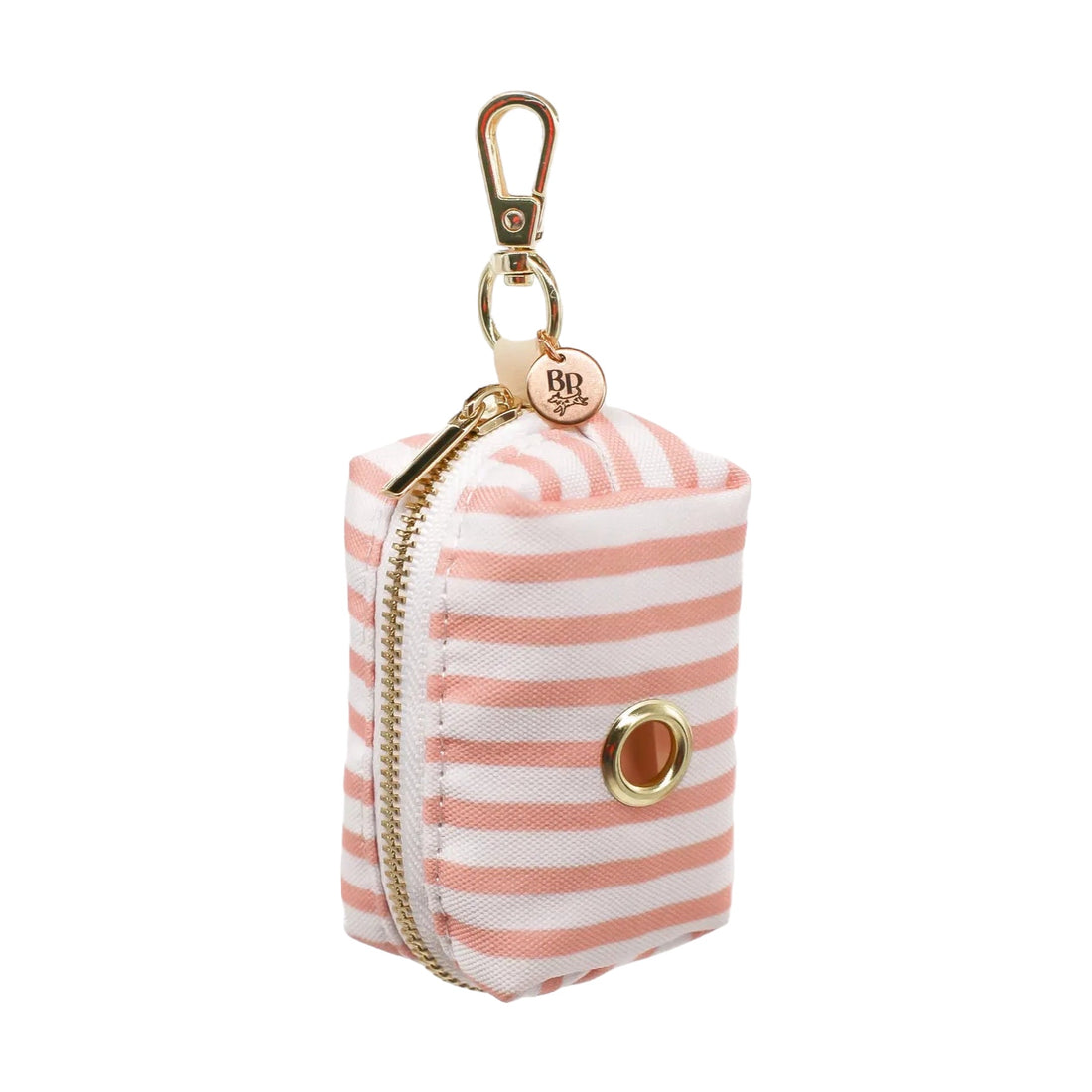 Poop Bag Halter | Pink Quartz Stripe