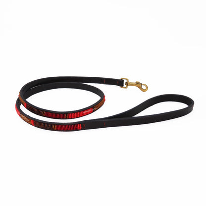 Beaded Dog Lead - Vanille