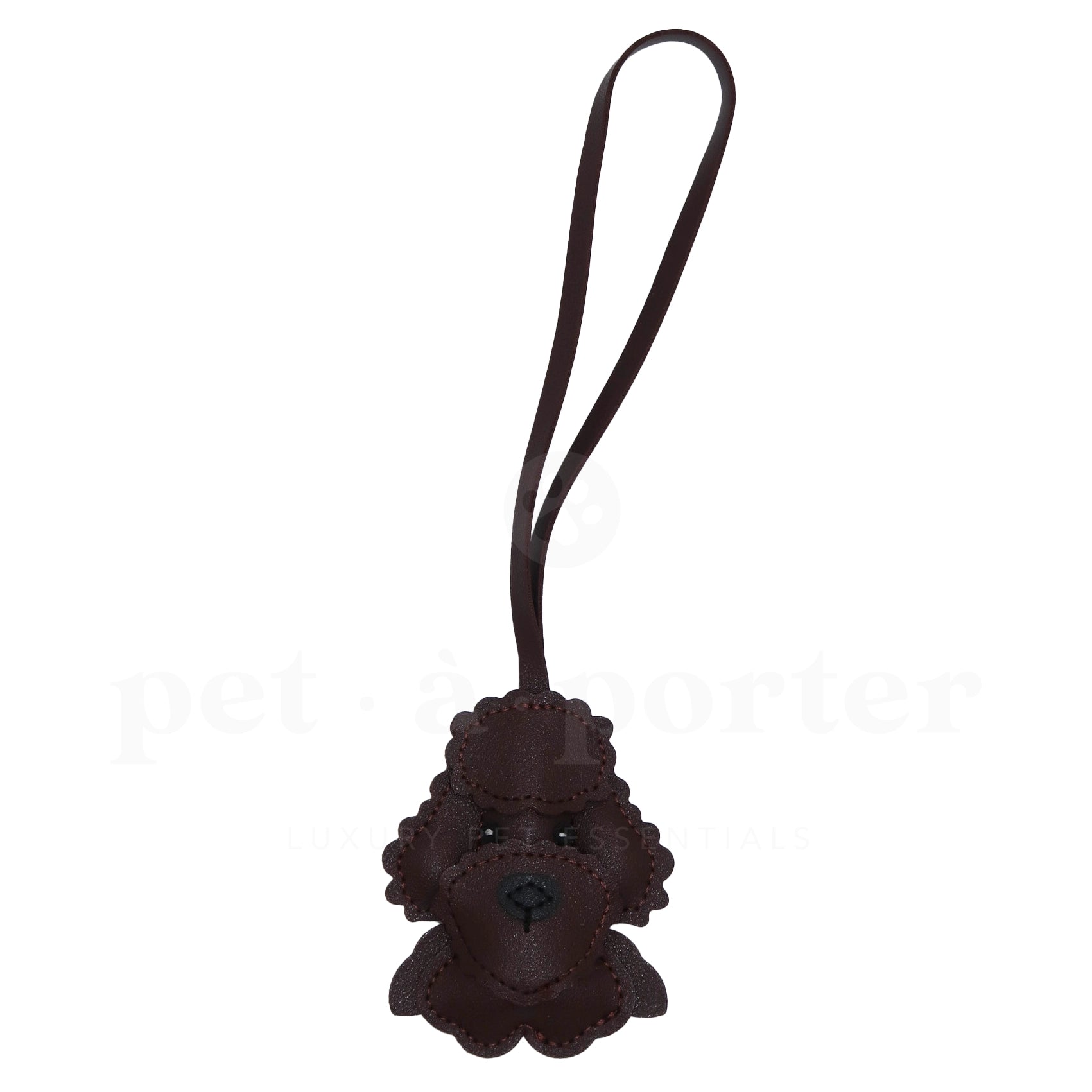 Poodle Charm - Chocolate Brown