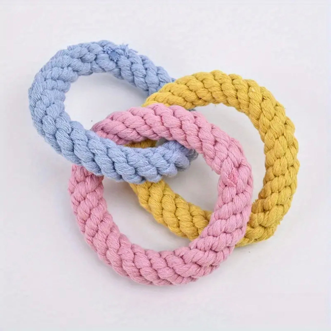 Interlocking Rings Rope Toy