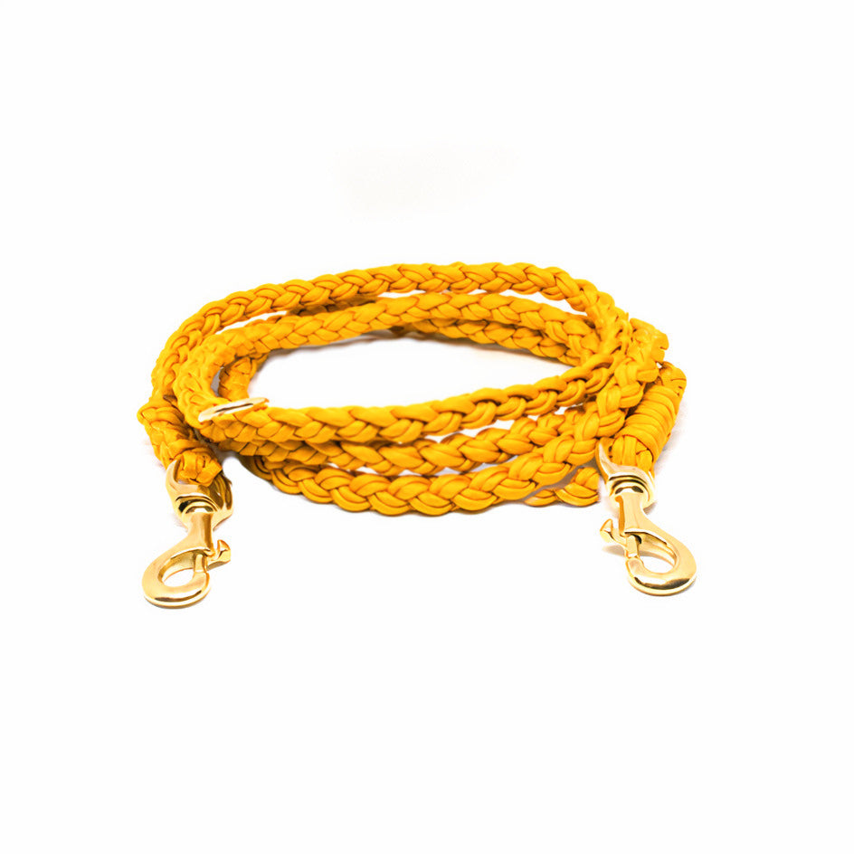 Gelbe Paracord-Leine