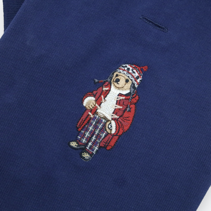 POLO RALPH LAUREN Polo Holiday Bear Shirt | Newport Navy