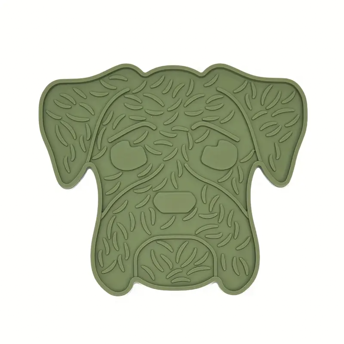 Enrichment Licking Mat with Suction Cups - Dog Face