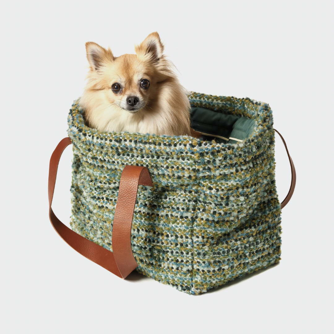 Cloud7 Dog Carrier Verona - Jacquard Green