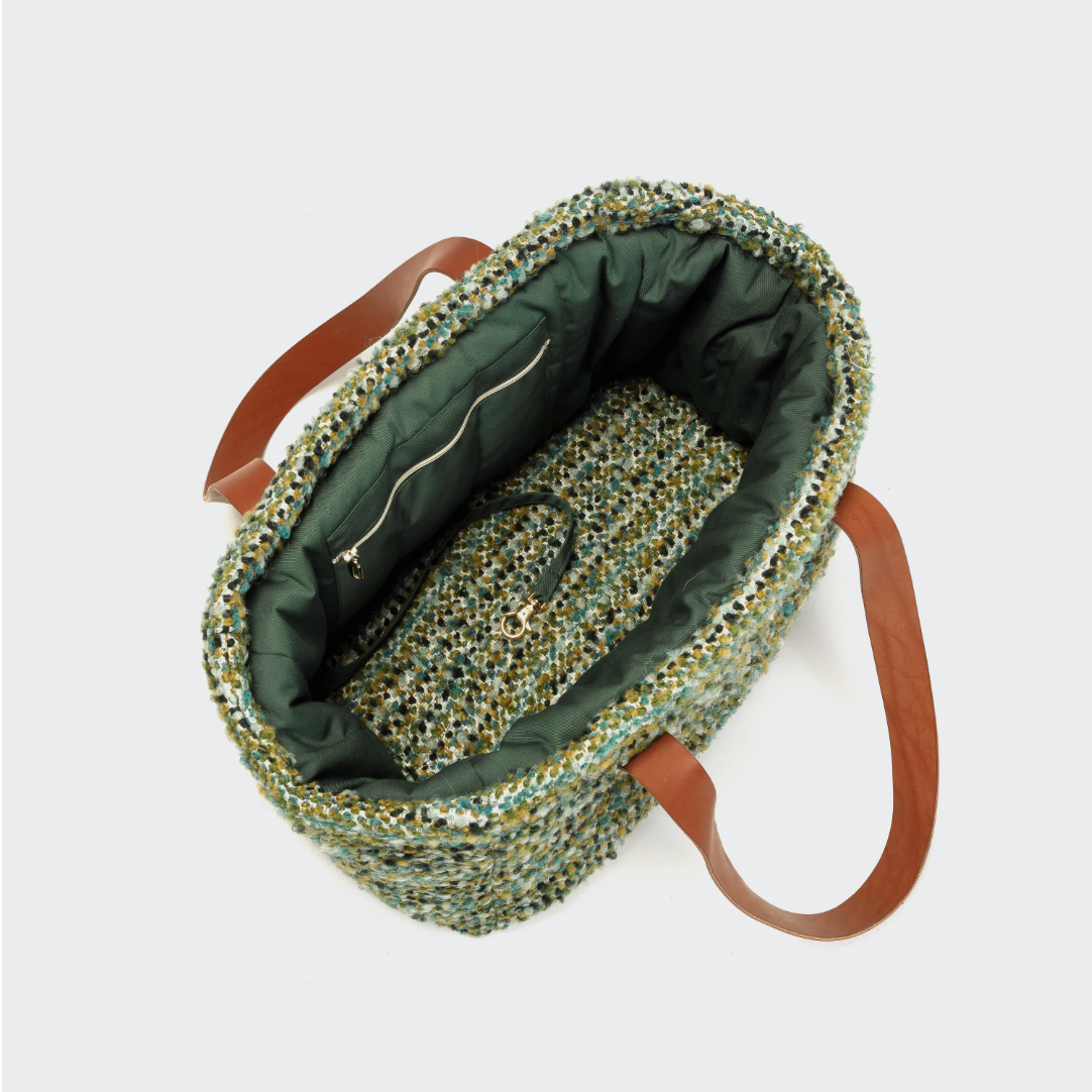 Cloud7 Dog Carrier Verona - Jacquard Green