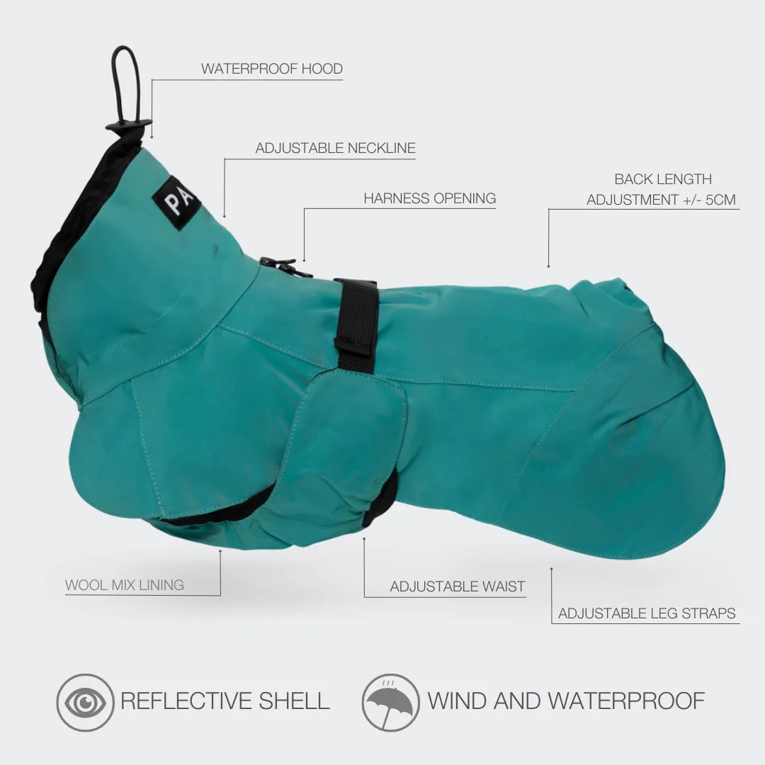 Visibility Raincoat - Emerald