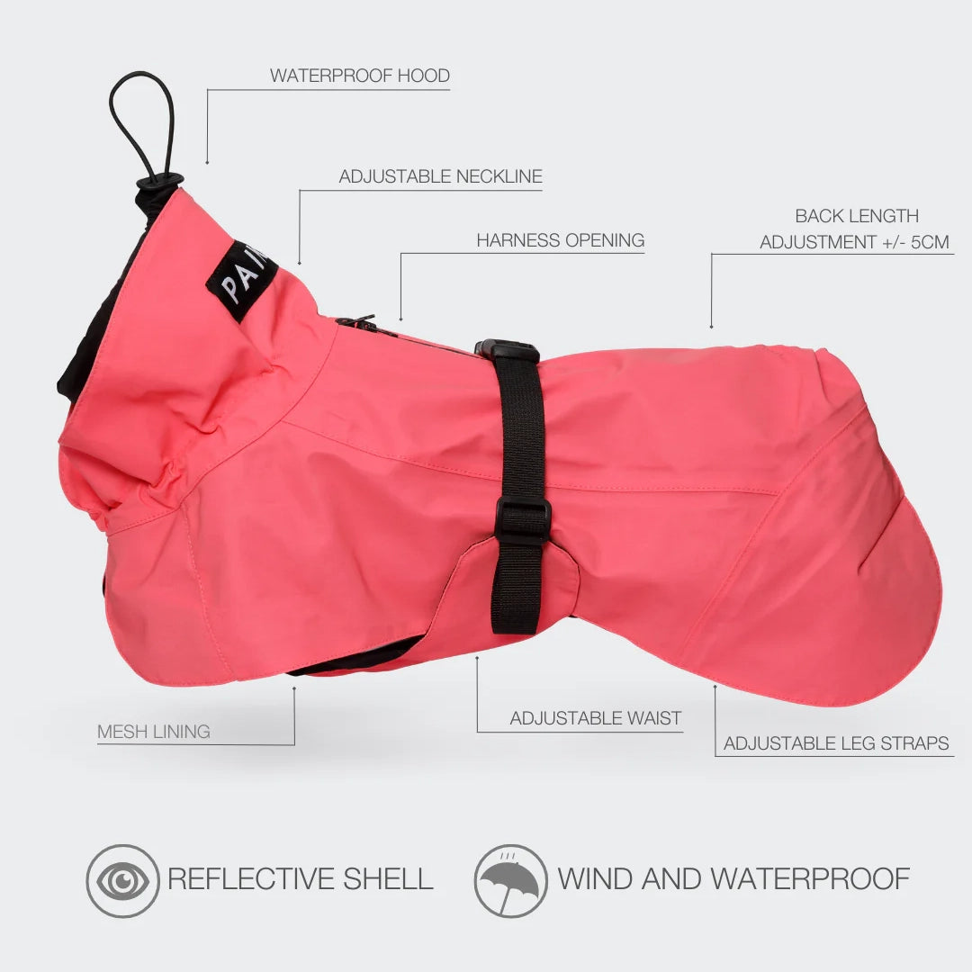 Visibility Raincoat Lite - Hot Pink