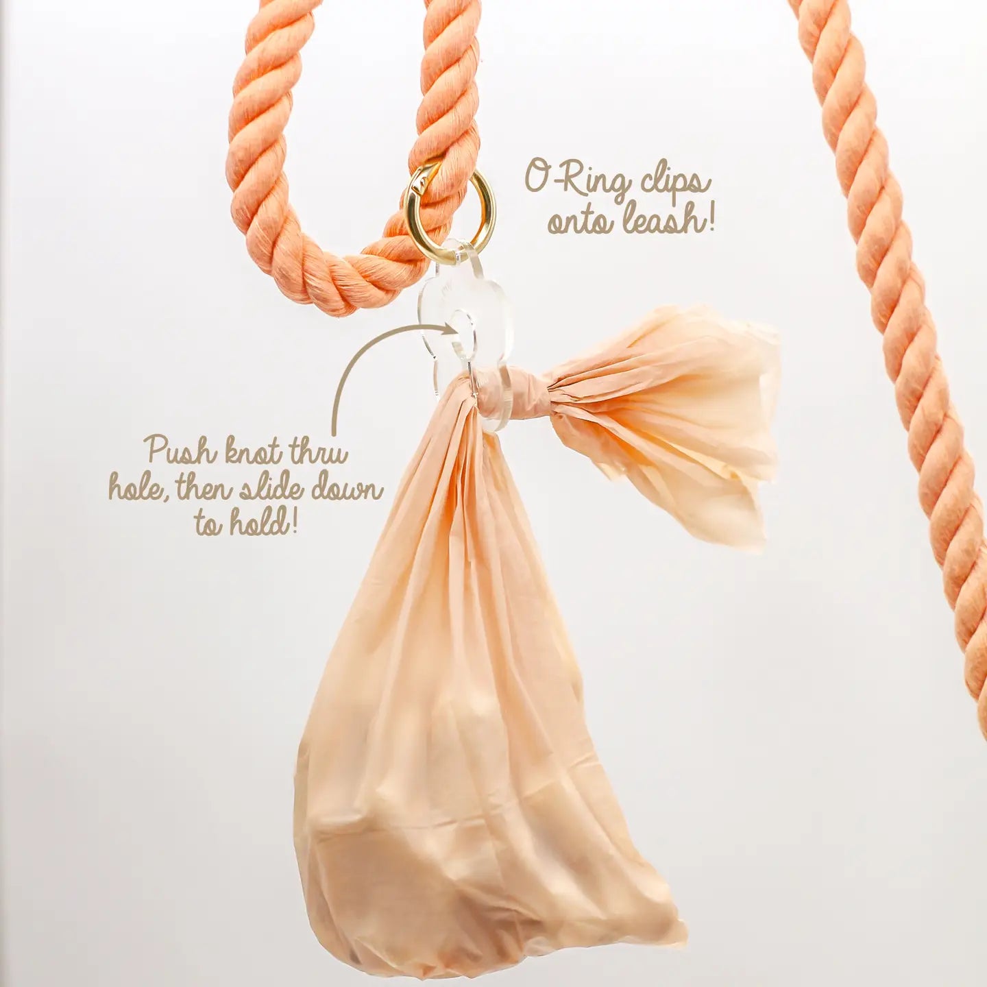 Poop Loop + Bag Dispenser Set | Desert Orange