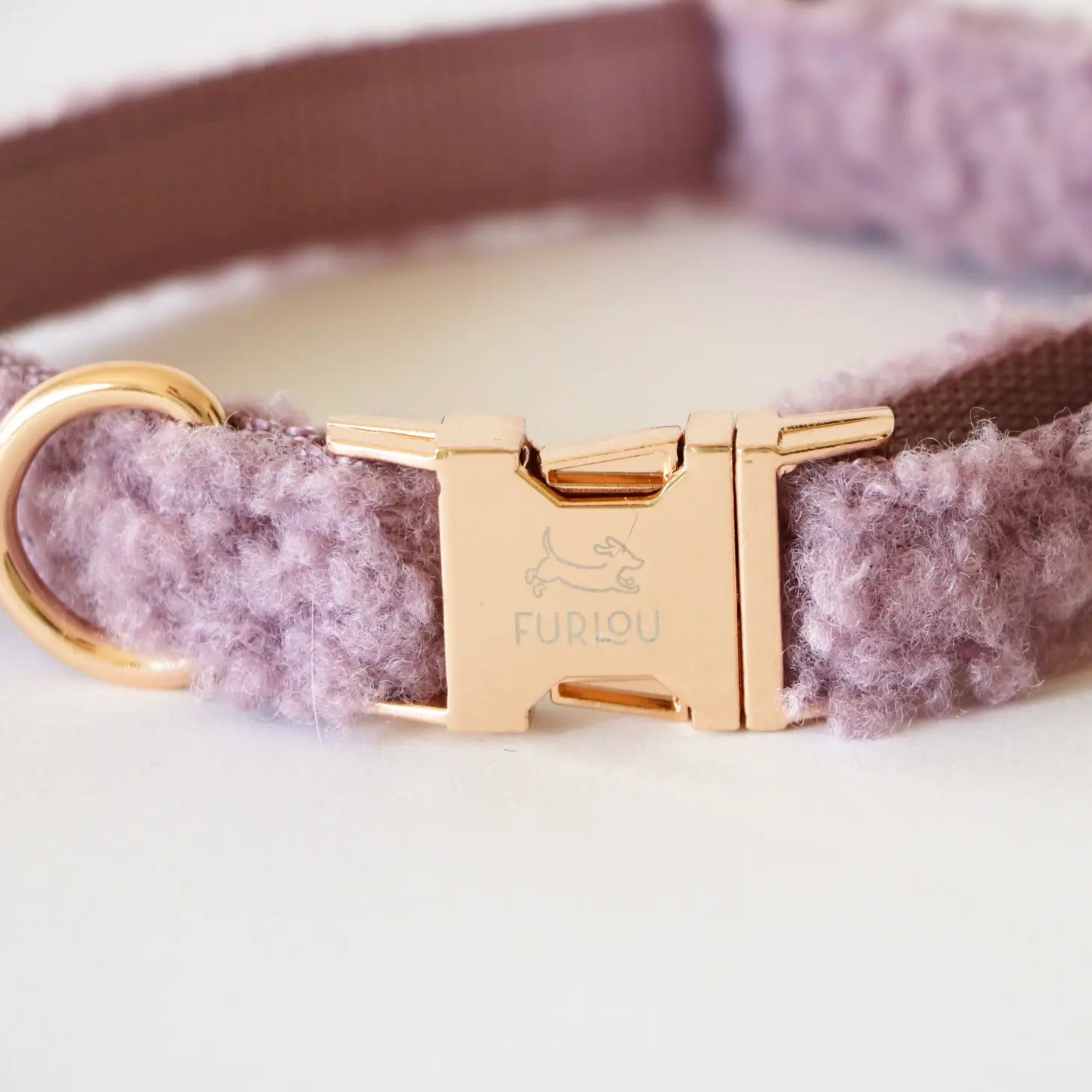 Sherpa Hundehalsband - Lavendel