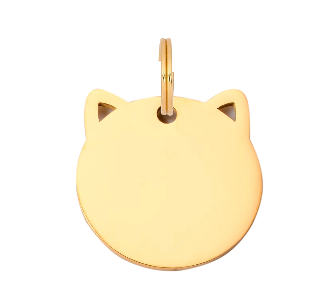 Cat Shaped Pet Tag