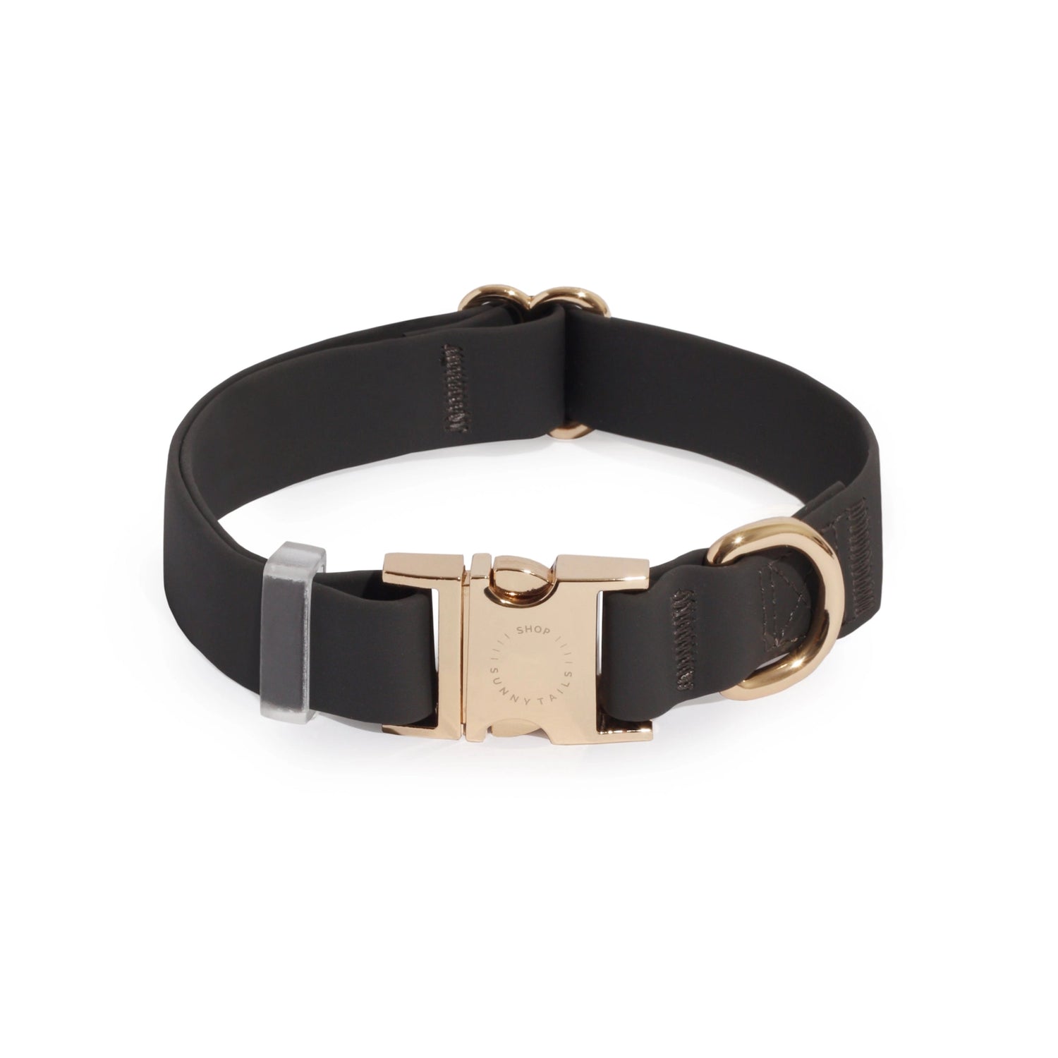 Wasserdichtes Hundehalsband - Ember Black