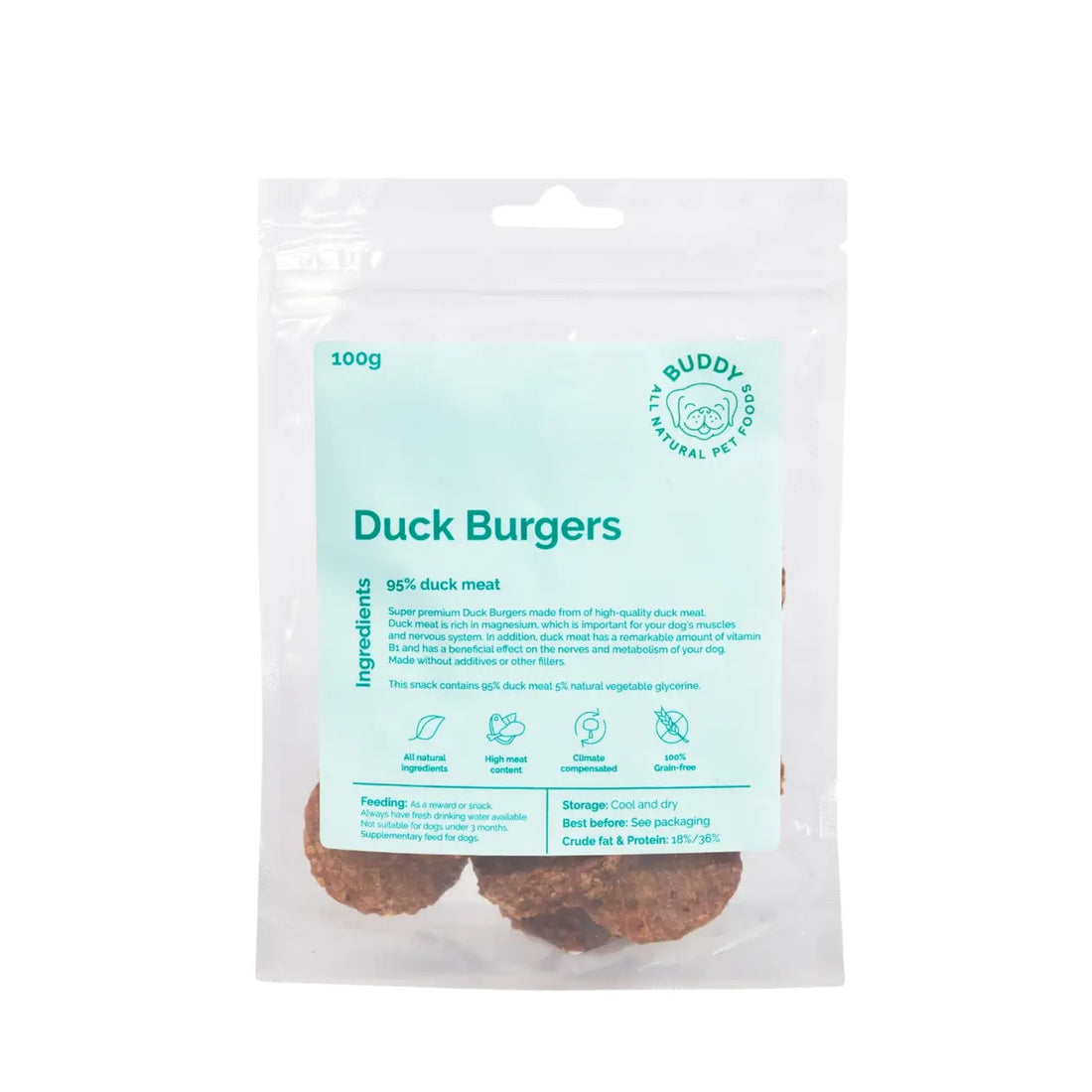 Fleischige Burger - Ente