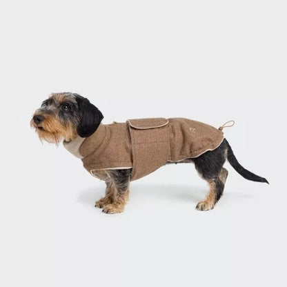 Cloud7 Brooklyn Flanell-Mantel DACHSHUND - Haselnuss