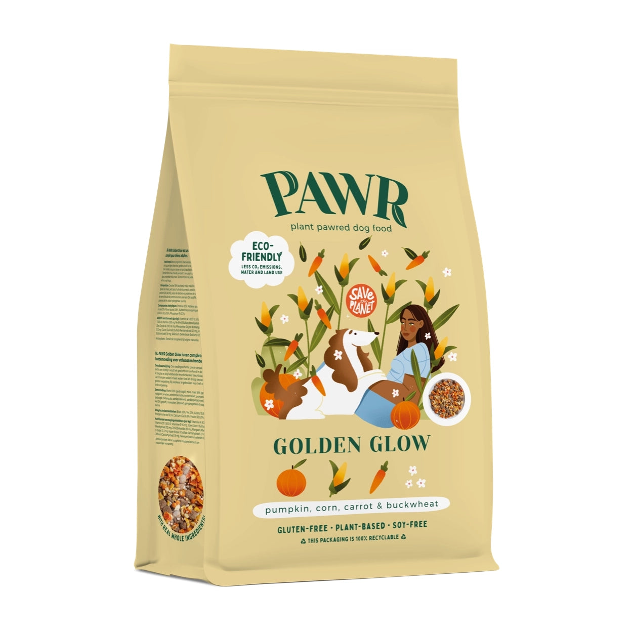 Pflanzenbasiertes Hundefutter - Golden Glow