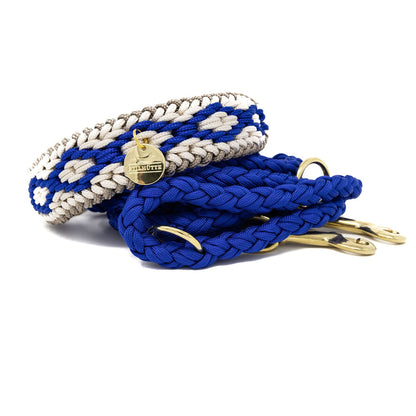 Blaue Paracord-Leine