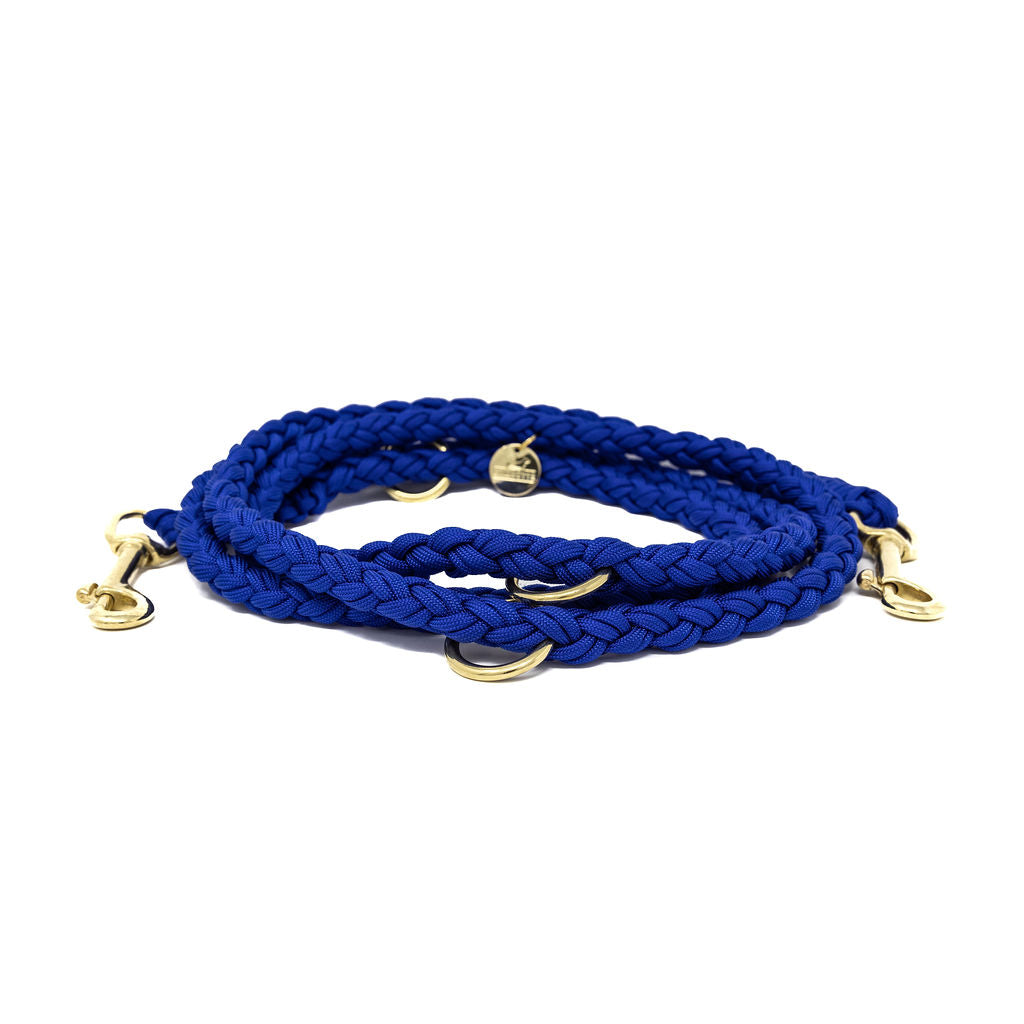 Blaue Paracord-Leine