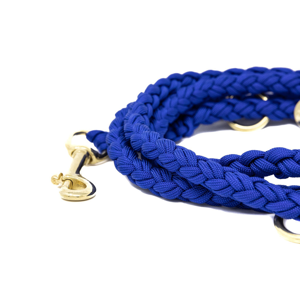 Blaue Paracord-Leine