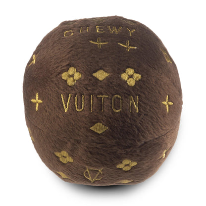 CHEWY VUITON BALL - BROWN - Pet-à-Porter