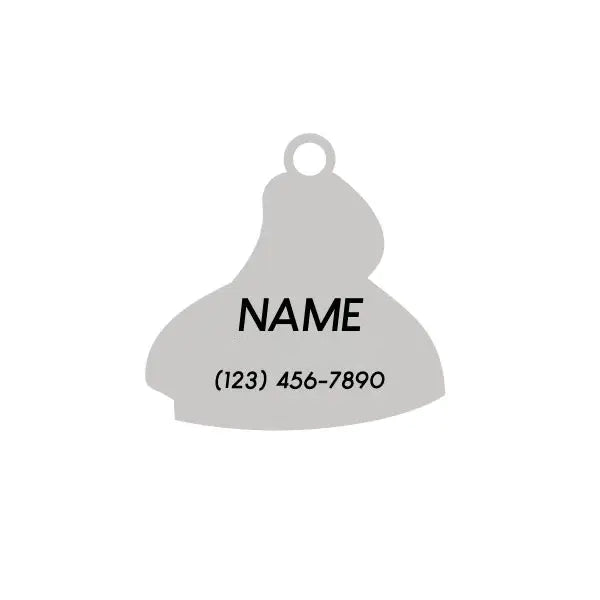 Free Kisses Dog Tag