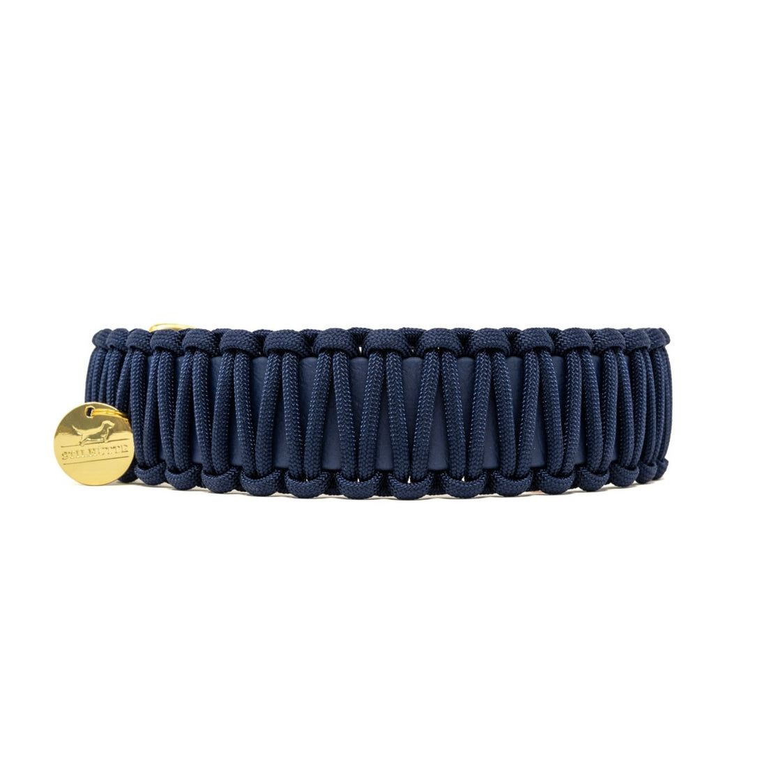 Navy Biothane Paracord Collar