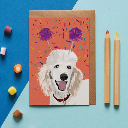 Harley the Poodle Card