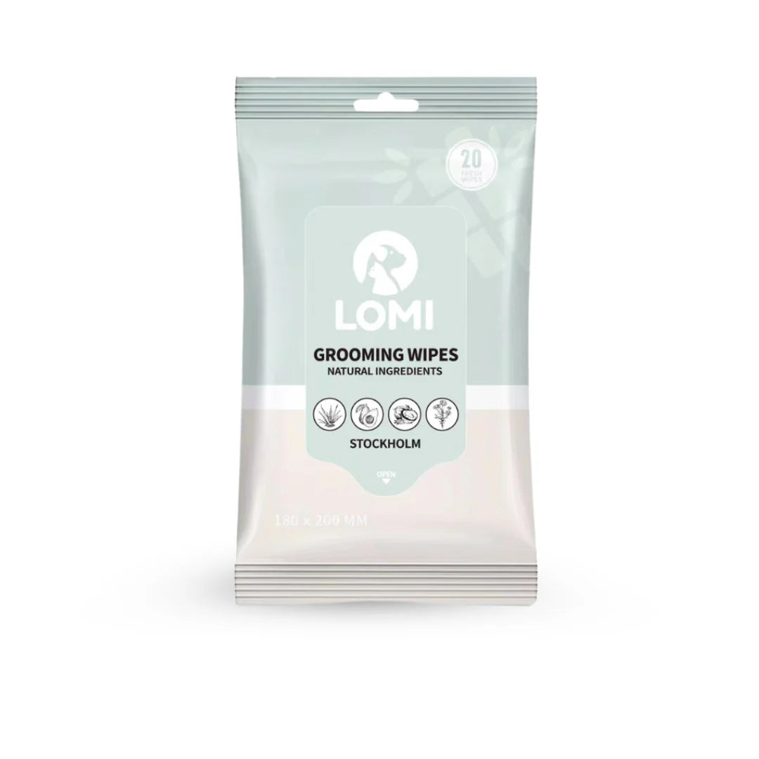 Bamboo Grooming Wipes | Travel Size (20 wipes)