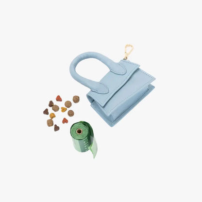 Designer Treat Poop Bag Holder | Light Blue