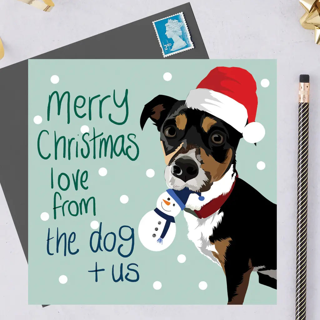 Rocky The Jack Russell Christmas Card