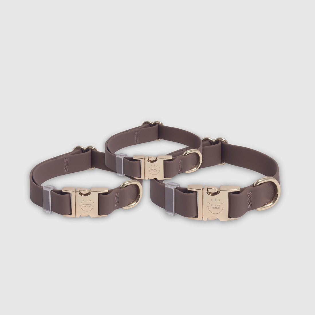 Collar de perro impermeable - Marrón espresso