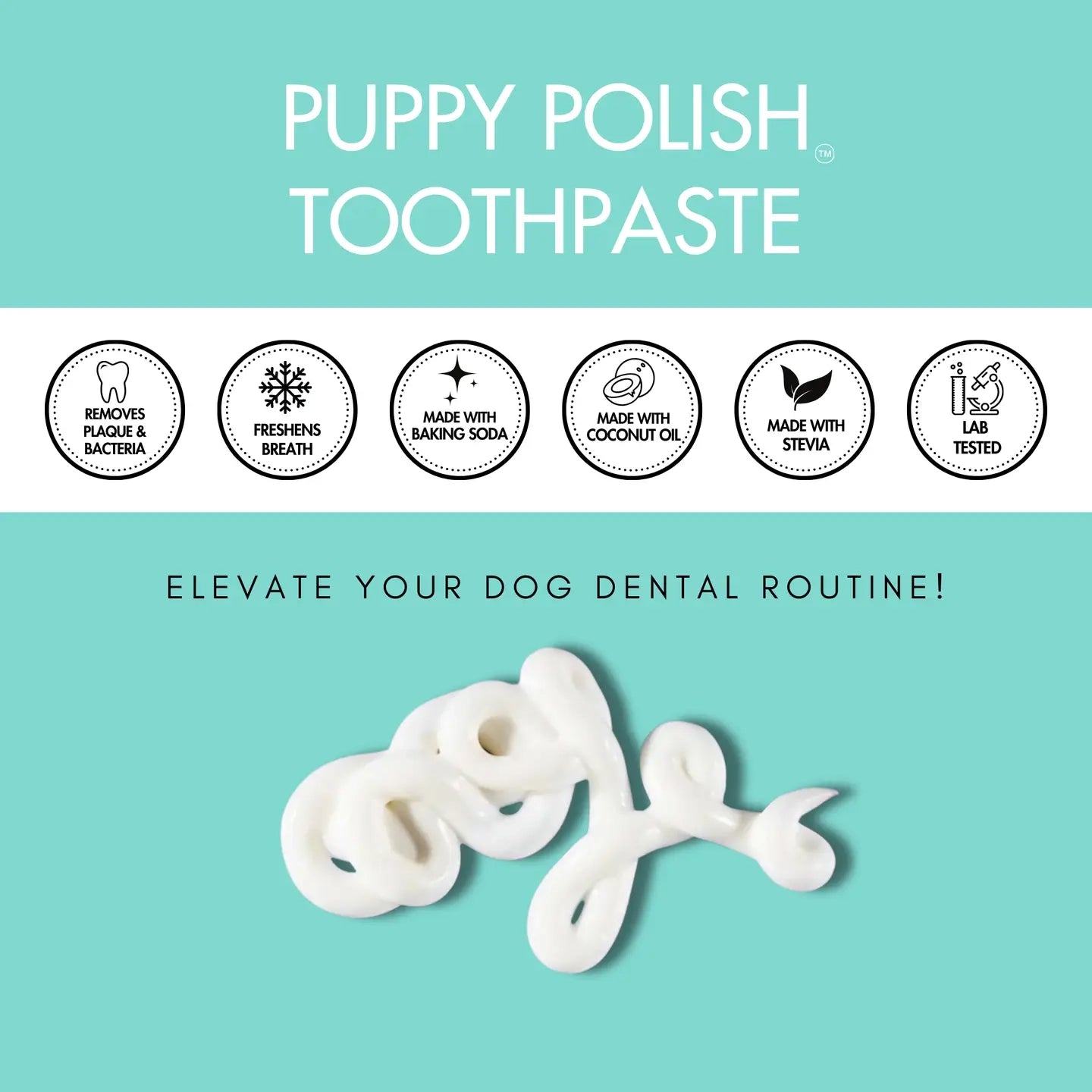 Pasta de dientes natural para perros Puppy Polish | Filet Mignon (Beef)